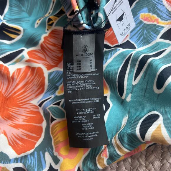 Volcom Take it Easy One Piece Swimsuit Sz XS - Picture 4 of 4